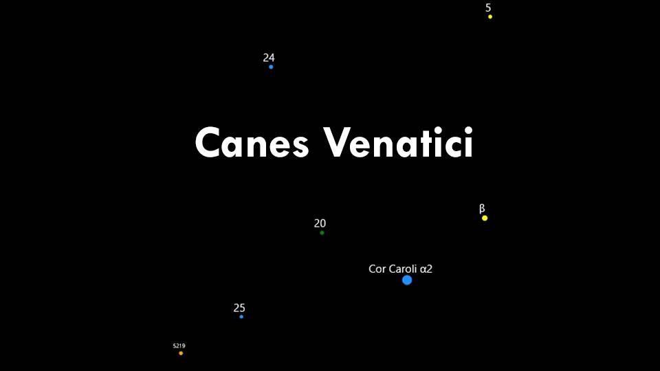 Constellation Canes Venatici